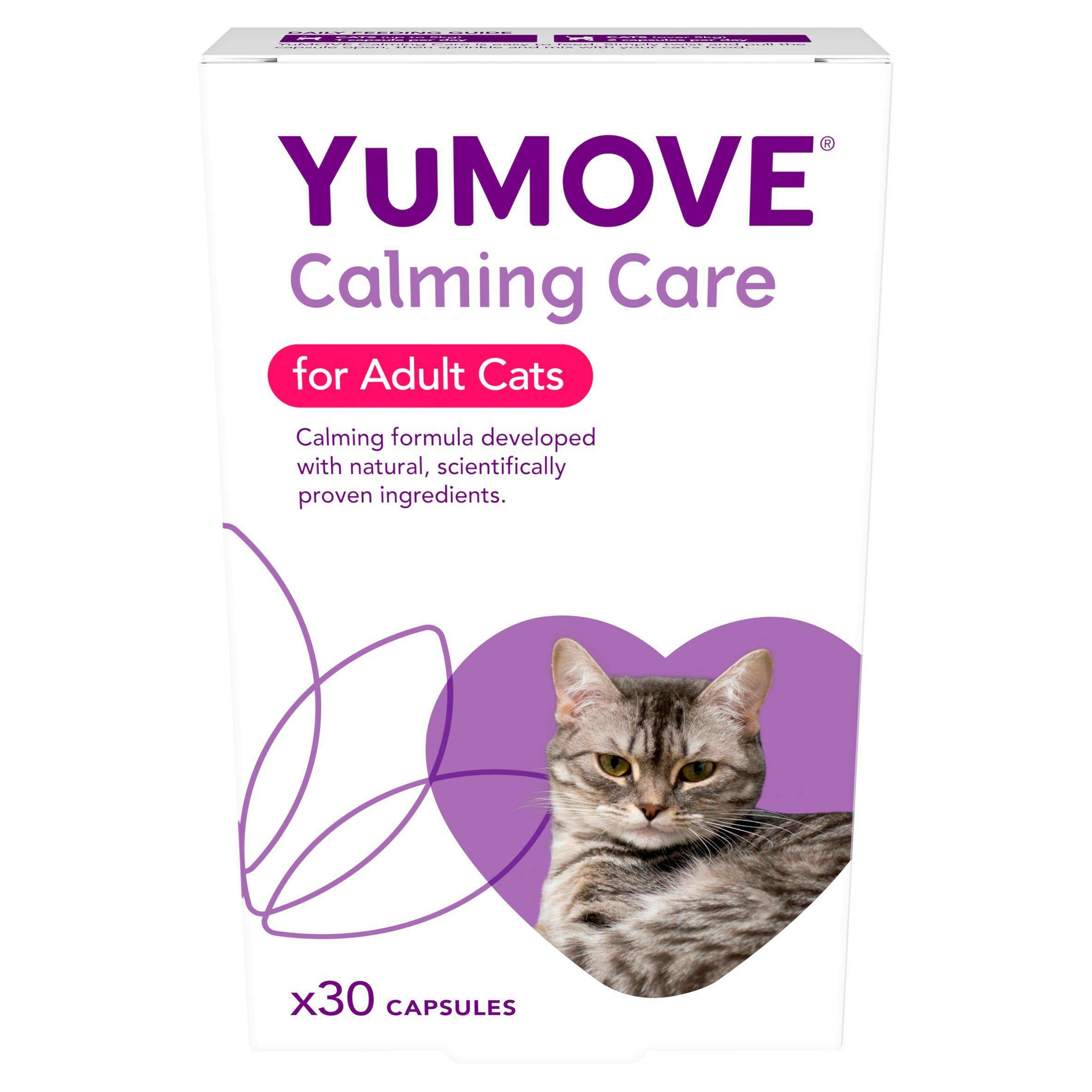 Yumove Calming Care For Adult Cats Capsules x30 12g GOODS Sainsburys   