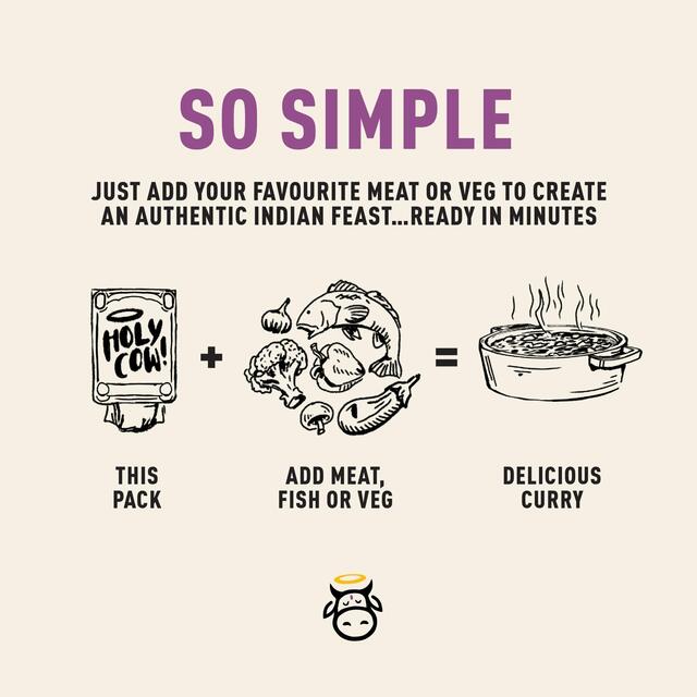 Holy Cow! Kashmir Roganjosh Curry Sauce   250g - McGrocer