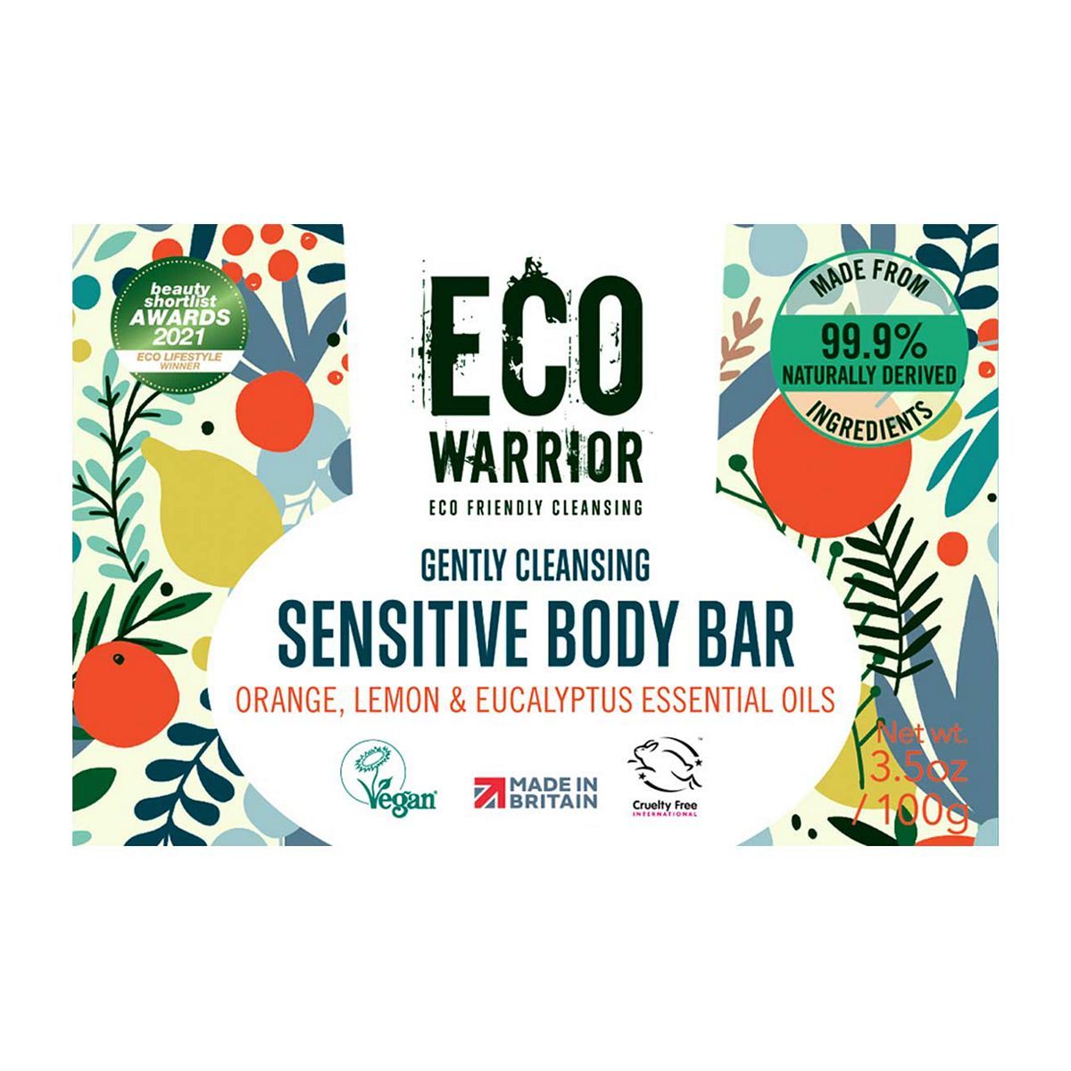 Eco Warrior Sensitive Body Bar 100g