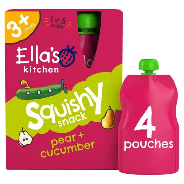 Ella's Kitchen Pear and Cucumber Kids Drinks Multipack Pouch 3+ Years    4 per pack