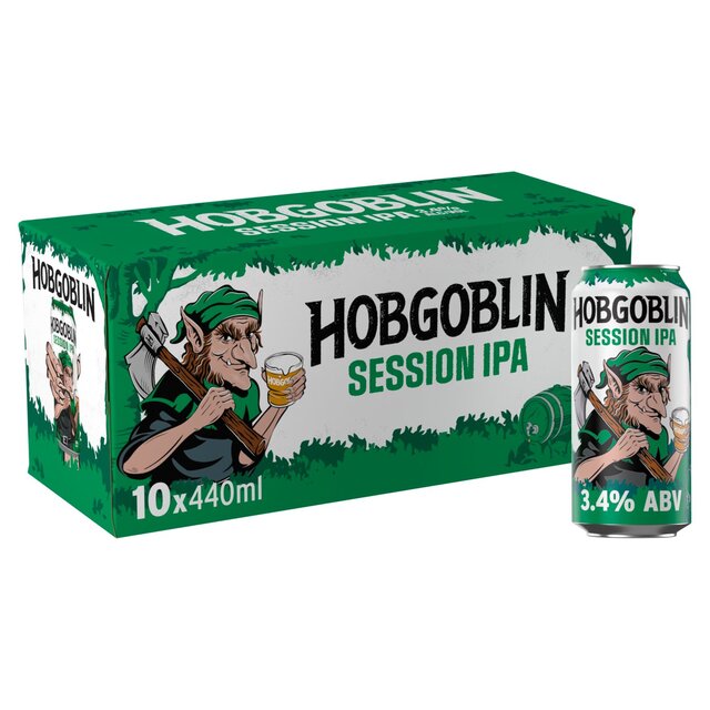 Hobgoblin Session IPA Ale Beer Cans   10 x 440ml - McGrocer