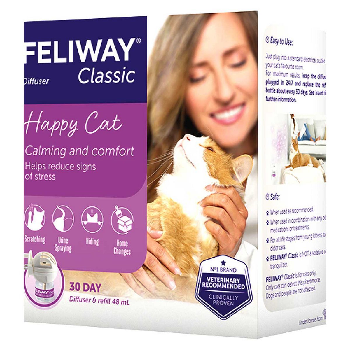 FELIWAY Classic Cat Calming Diffuser &amp;amp; Cartridge - 48ml