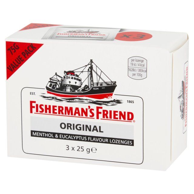 Fishermans Friend Original Extra Strong Lozenges   3 x 25g