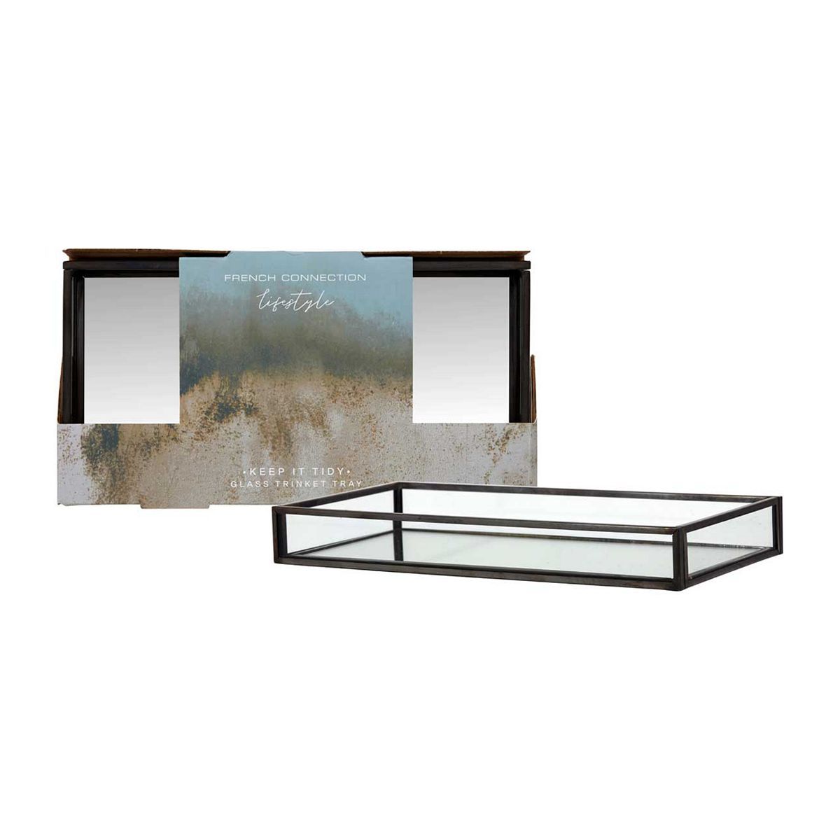 French Connection Lifestyle Keep It Tidy - Glass Trinket Tray