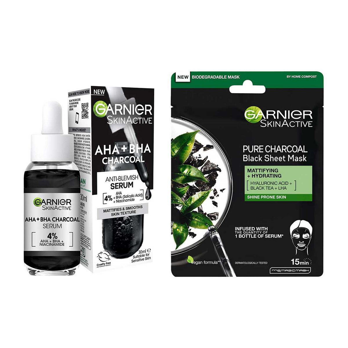 Garnier Mattifying and Smoothing Bundle