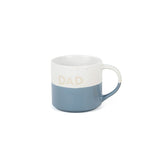 George Home Blue &amp;amp; White Reactive Glaze 'Dad' Mug
