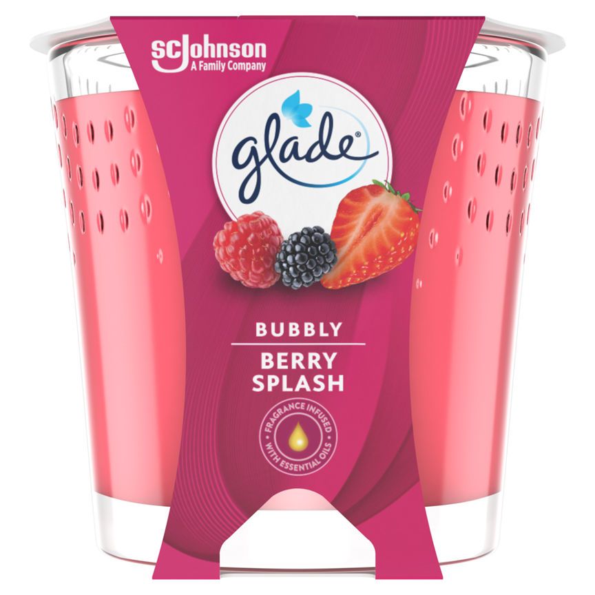 Glade Candle Bubbly Berry Splash Air Freshener