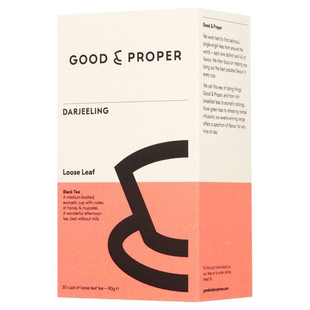 Good &amp;amp; Proper Tea - Loose Leaf Darjeeling Tea   90g