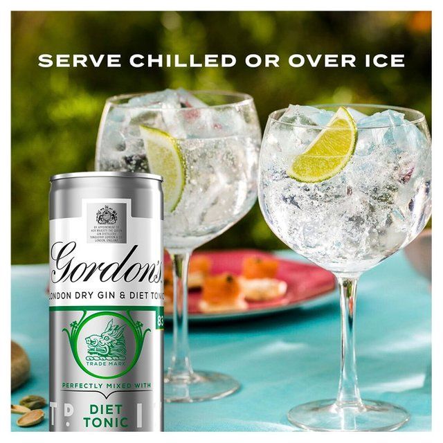 Gordon's Gin &amp;amp; Slimline Tonic   250ml