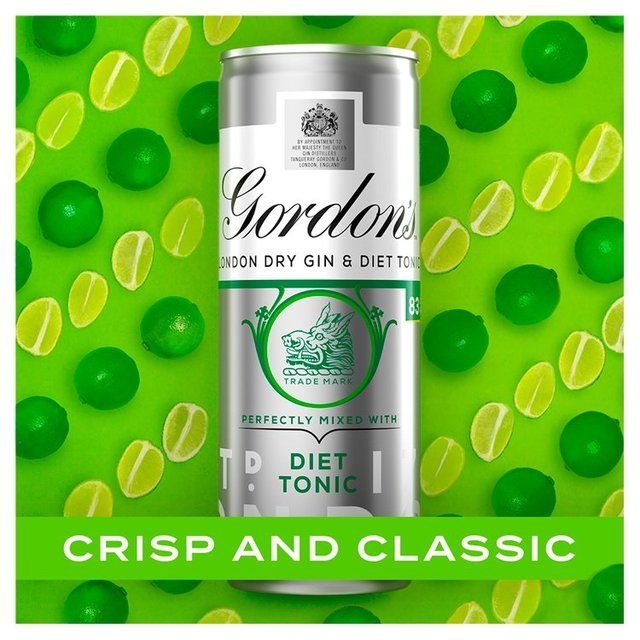 Gordon's Gin &amp;amp; Slimline Tonic   250ml