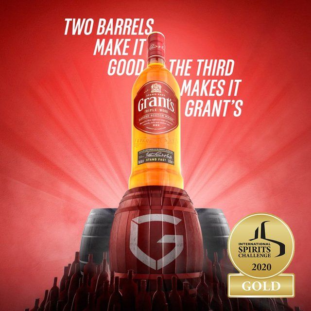 Grant's Triple Wood Blended Scotch Whisky   1L