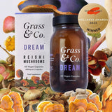 Grass &amp;amp; Co. DREAM Reishi Mushrooms with Magnesium + Sage, 60 Vegan Capsules