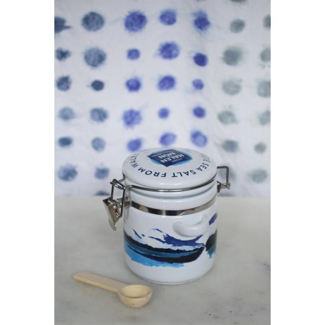 Halen Mon Pure Sea Salt PDO in Ceramic Jar   100g