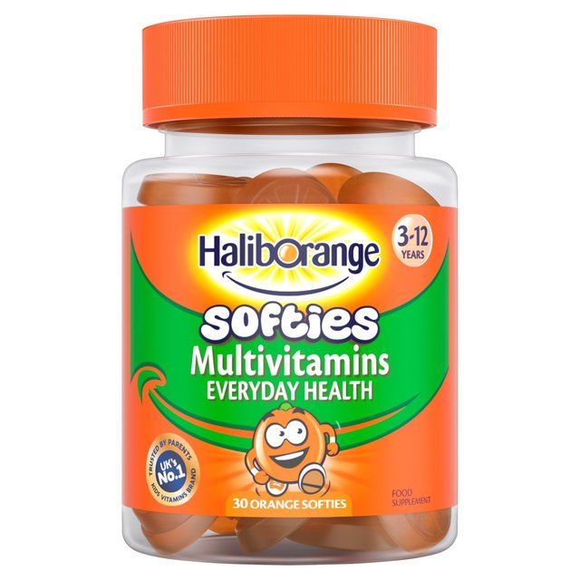 Haliborange Kid's Softies Multivitamin Orange Gummies 3-12yrs   30 per pack