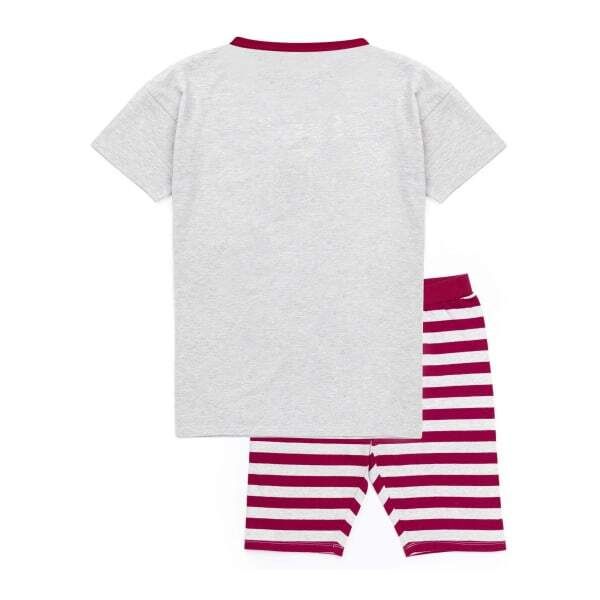 Harry Potter Womens Hogwarts Crest Short Pyjama Set (L)