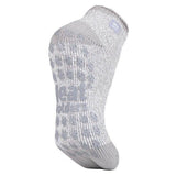 Heat Holders Ladies Ankle Thermal Slipper Socks 4-8 UK Light Grey Cream / 1EA