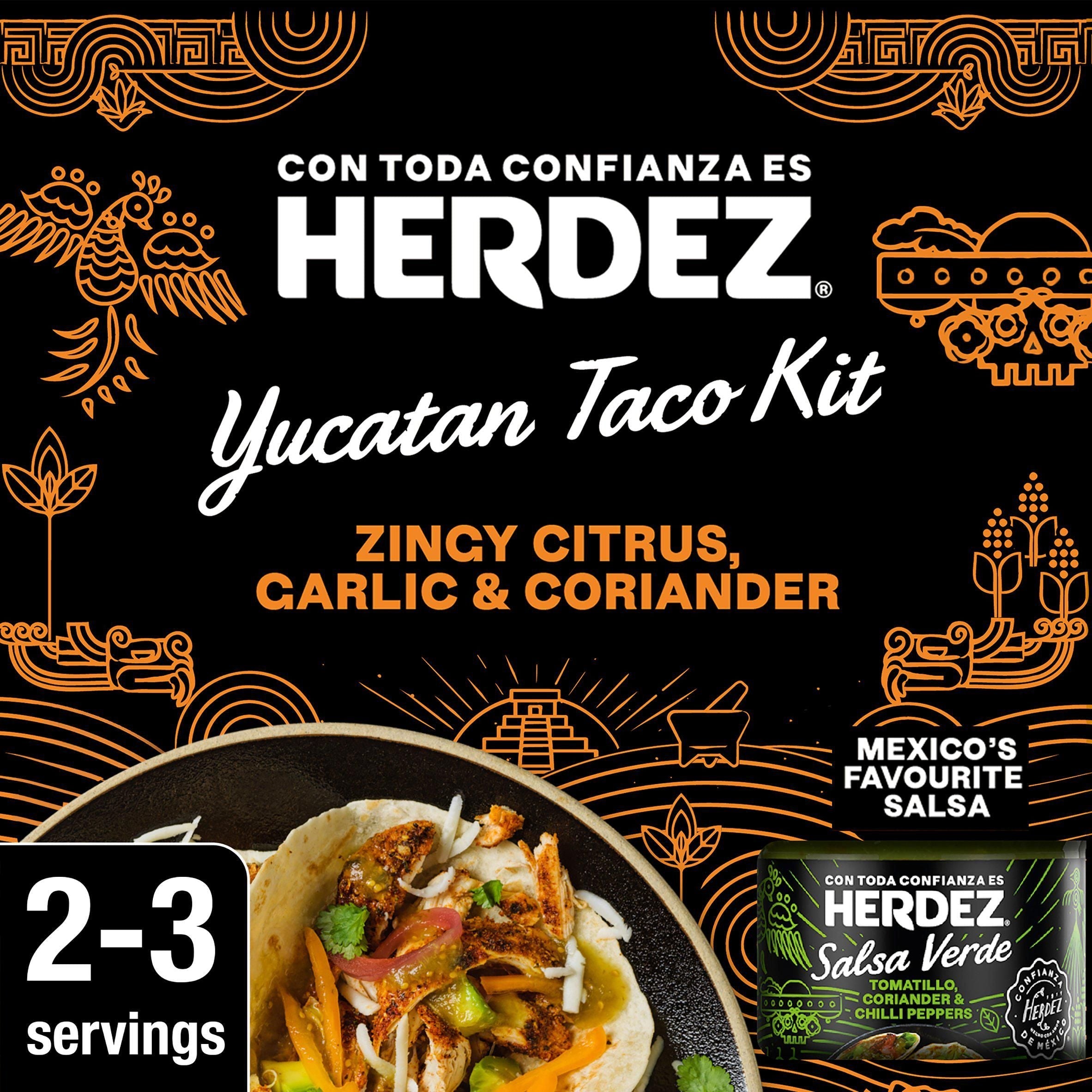 Herdez Yucatan Taco Kit Zingy Citrus Garlic &amp;amp; Coriander 497g