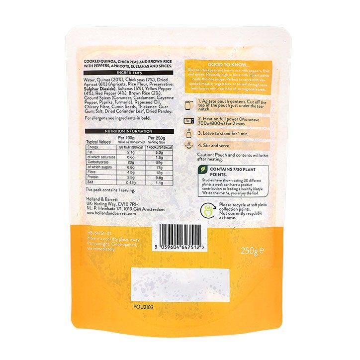 Holland &amp;amp; Barrett Aromatic Fruity Grains 250g