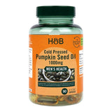 Holland &amp;amp; Barrett Cold Pressed Pumpkin Seed Oil 1000mg 90 Capsules
