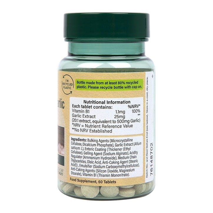 Holland &amp;amp; Barrett Enteric Coated Odourless Garlic 500mg 60 Tablets