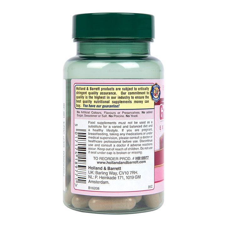 Holland &amp;amp; Barrett Grapeseed Extract 50mg 100 Capsules