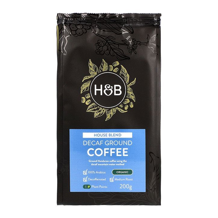 Holland &amp;amp; Barrett House Blend Ground Decaf Coffee 200g