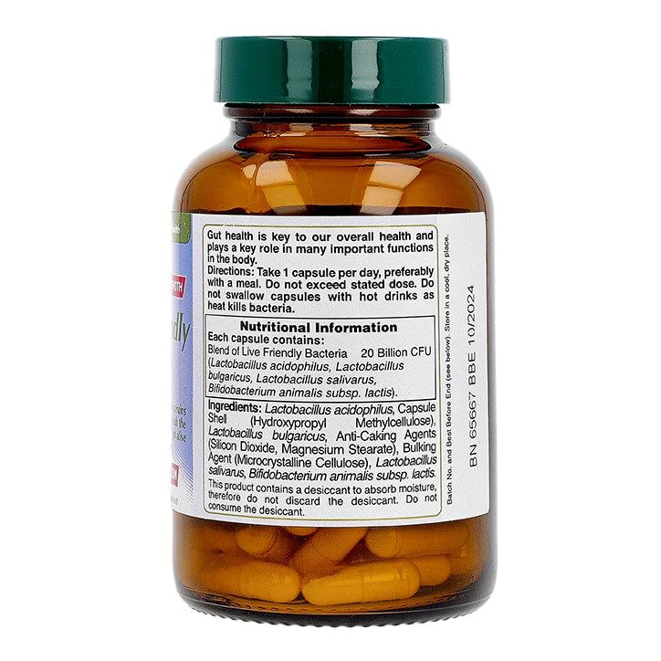 Holland &amp;amp; Barrett Live Friendly Bacteria 20 Billion 60 Capsules