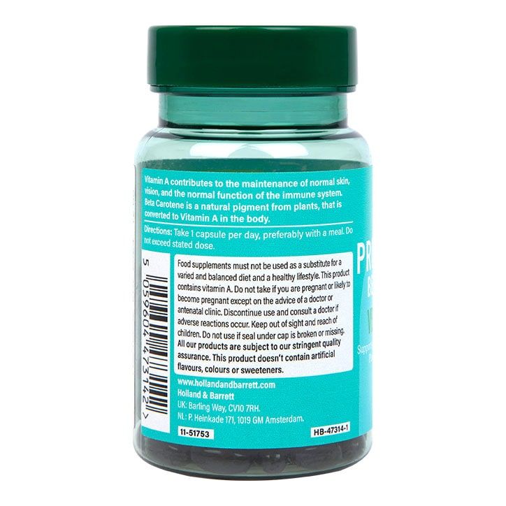 Holland &amp;amp; Barrett ProVitamin A 6mg 120 Tablets
