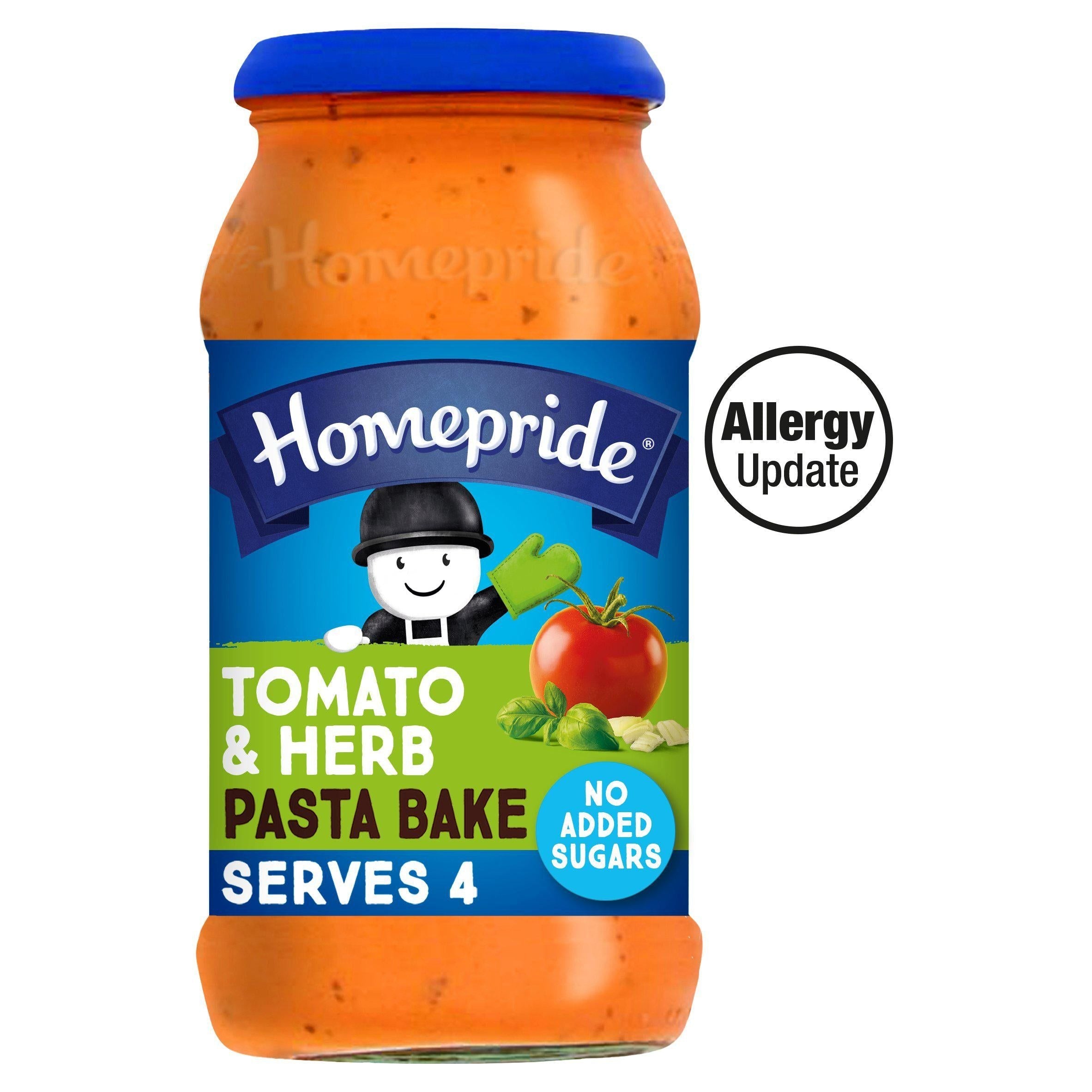 Homepride No Added Sugar Tomato &amp;amp; Herb Pasta Bake Sauce 485g