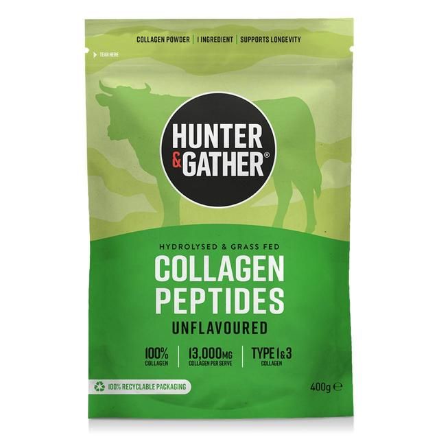Hunter &amp;amp; Gather Unflavoured Collagen Peptides Bovine Protein Powder   400g