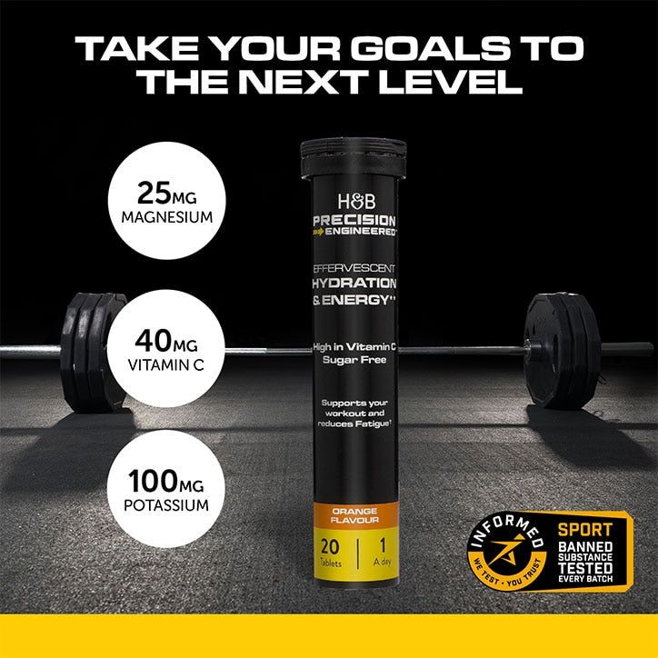 Hydration &amp;amp; Energy Effervescent Lemon &amp;amp; Lime 20 Tablets