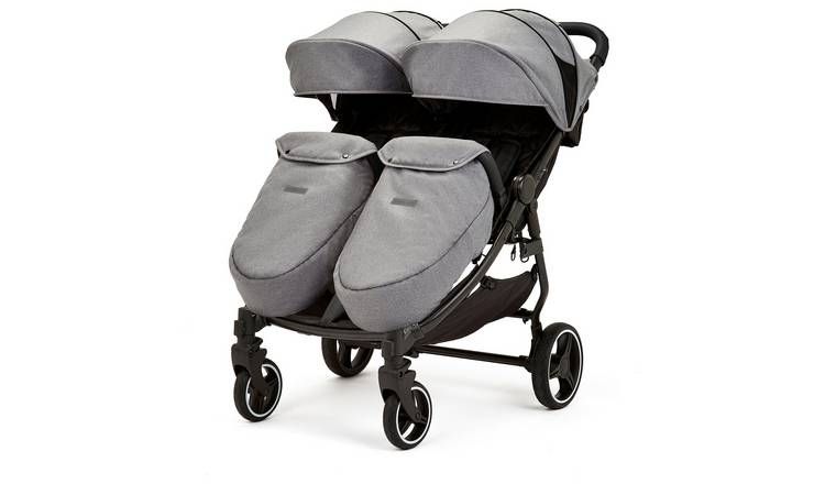 Ickle Bubba Venus Max Double Stroller &amp;ndash; Space Grey