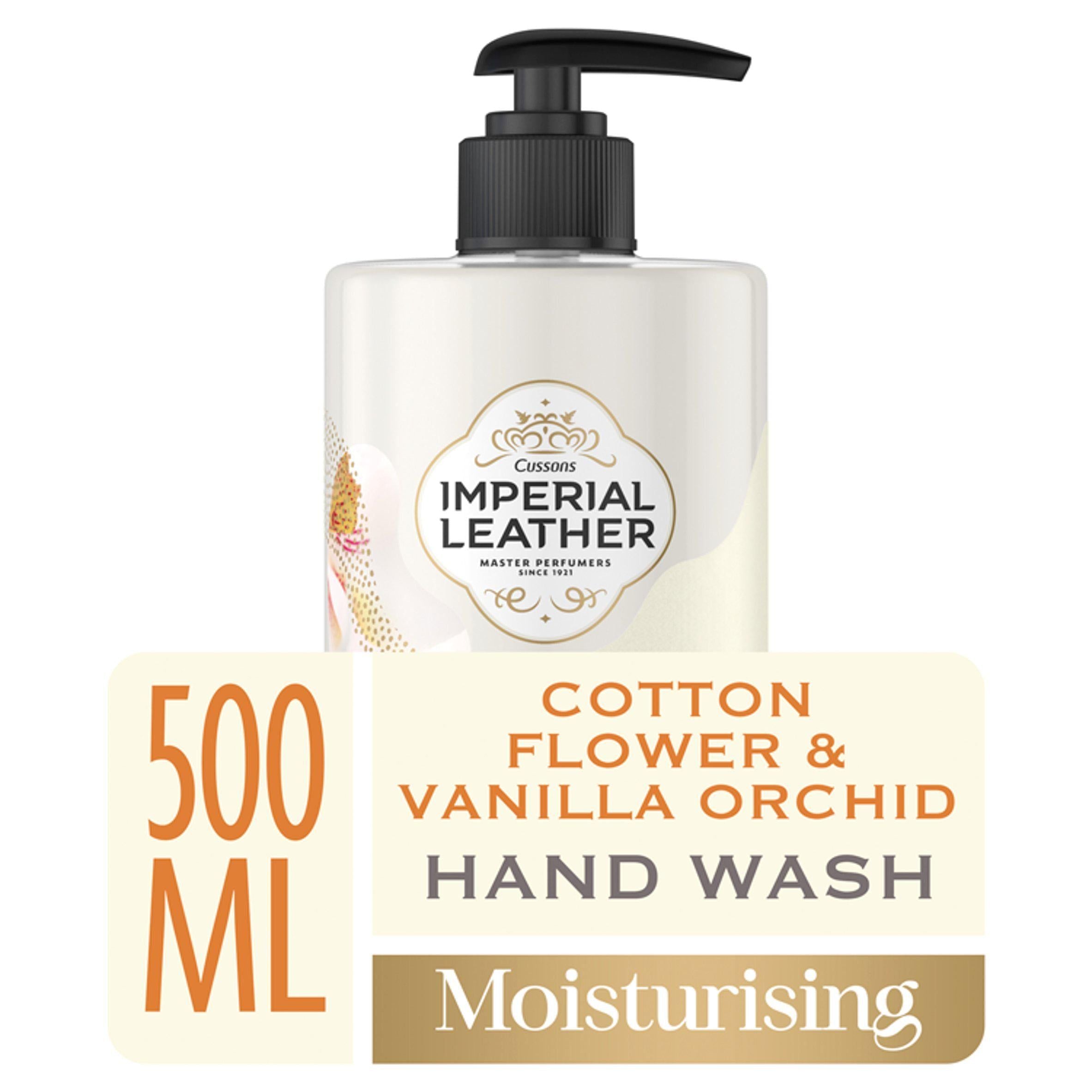 Imperial Leather Moisturing Antibacterial Hand Wash Cotton Flower &amp;amp; Vanilla Orchid 500ml