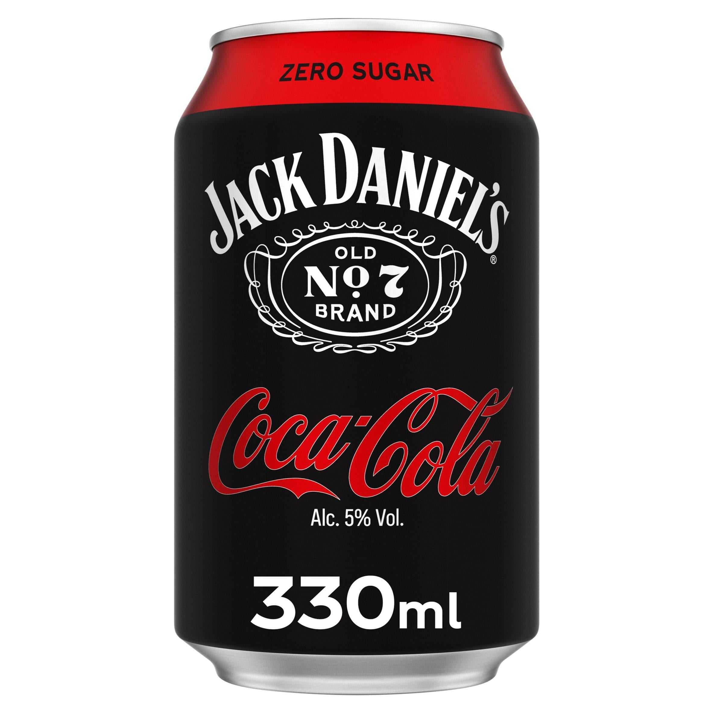 Jack Daniel's &amp;amp; Coca-Cola Zero 330ml