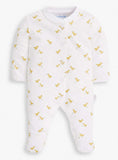 JOJO MAMAN B&amp;Eacute;B&amp;Eacute; 2-Piece Sleepsuit &amp;amp; Velour Jacket Set Newborn