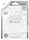 Juice Eco Lightning Cable - White 1m