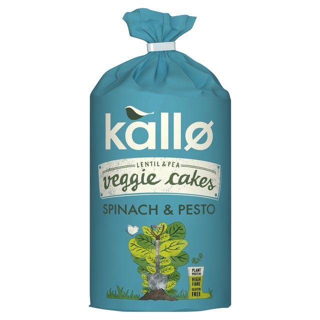 Kallo Spinach &amp;amp; Pesto Veggie Cakes   122g