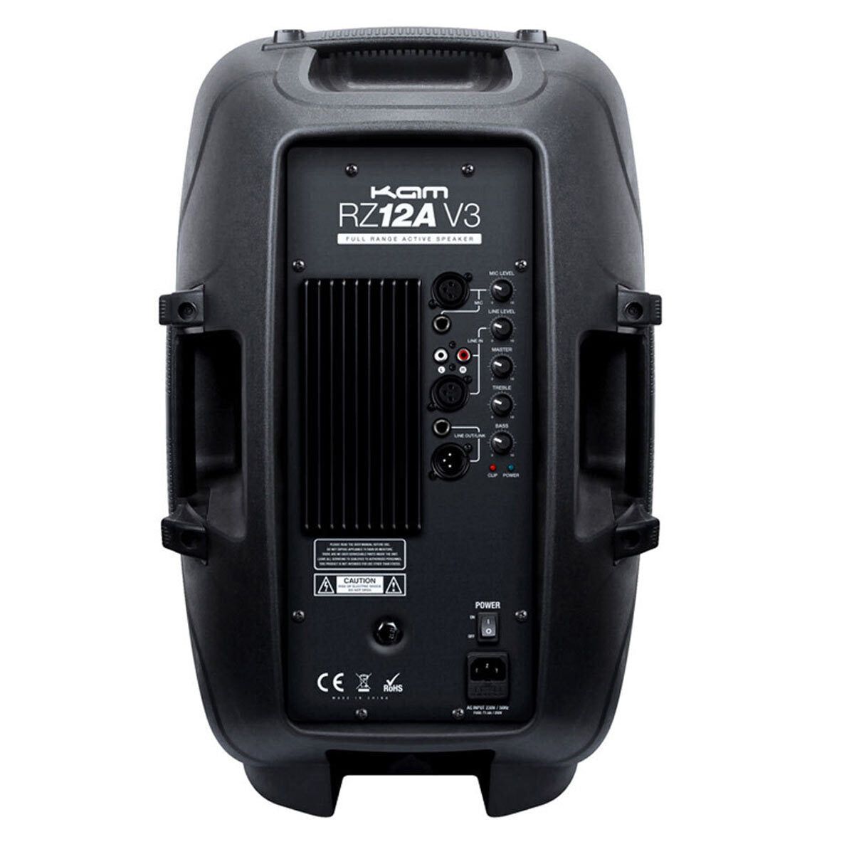 KAM RZ12ABT 12&amp;quot; Bluetooth Speaker, 1000W