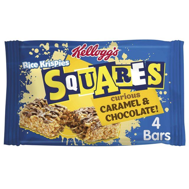 Kellogg's Chocolate Caramel Krispie Squares    4 x 36g