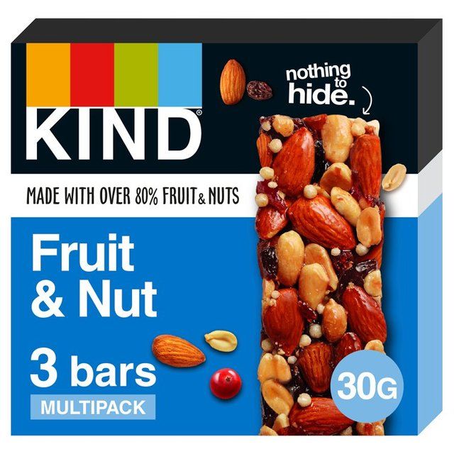 KIND Fruit &amp;amp; Nut Snack bars Multipack   3 x 30g