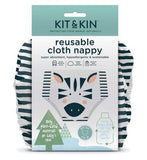 Kit &amp;amp; Kin Reusable Cloth Nappy (Zebra Design)