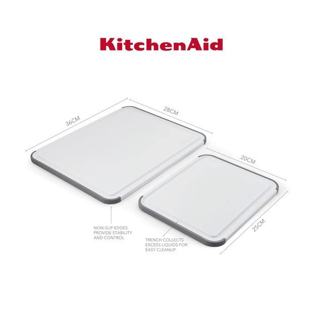KitchenAid 2 Pce Non-Slip Chopping Board Set
