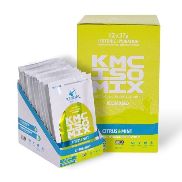 KMC ISO Mix Isotonic Energy Drink Citrus &amp;amp; Mint 12x37g