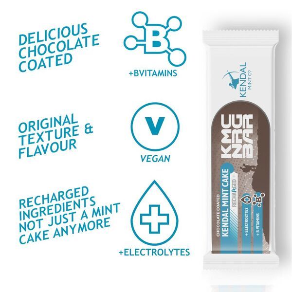 KMC NRG Bar Kendal Mint Cake Energy Bars Chocolate - 6