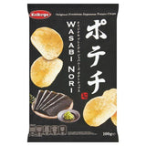 Koikeya Japanese Wasabi Nori Potato Chips   100g