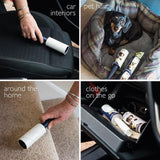 Korbond Pet Hair Roller Refill Twin Pack - 132 sheets   132 per pack