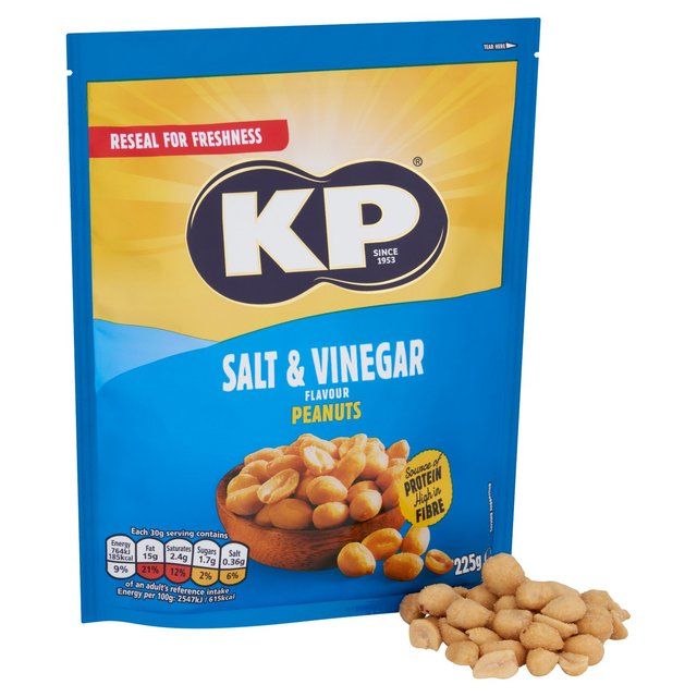 KP Salt &amp;amp; Vinegar Peanuts   225g