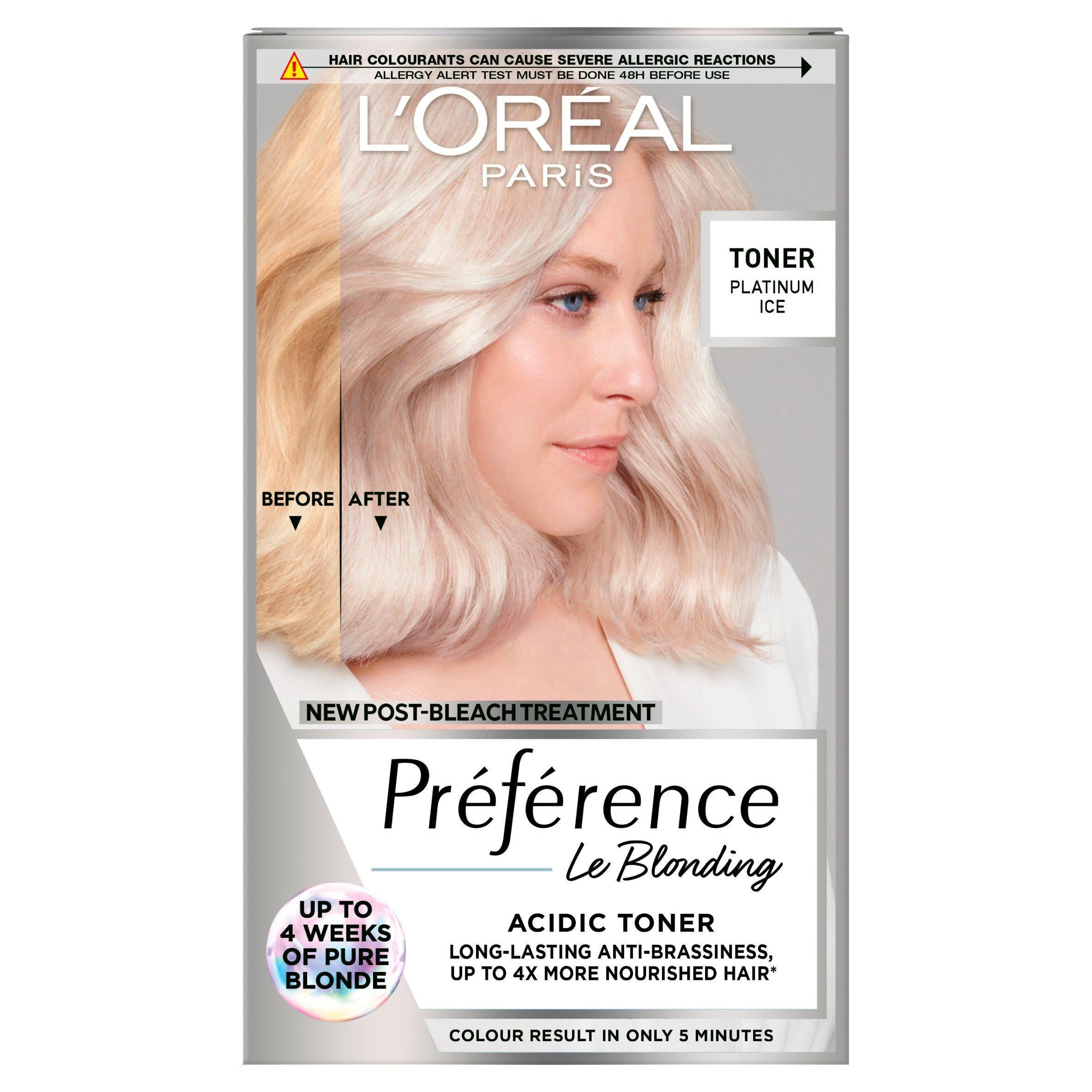 L'Or&amp;eacute;al Paris Pr&amp;eacute;f&amp;eacute;rence Le Blonding Acidic Toner Platinum Ice