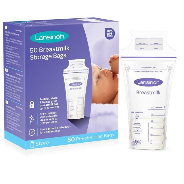 Lansinoh Breastmilk Storage Bags   50 per pack