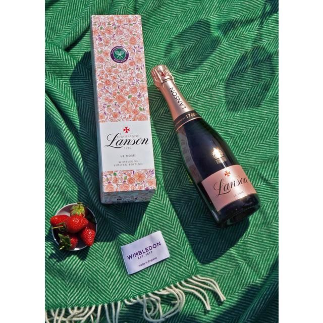 Lanson Rose Wimbledon Limited Edition Champagne NV   75cl
